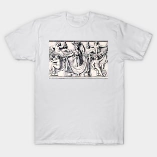 The flower girl of ancient Rome - sculptural relief T-Shirt